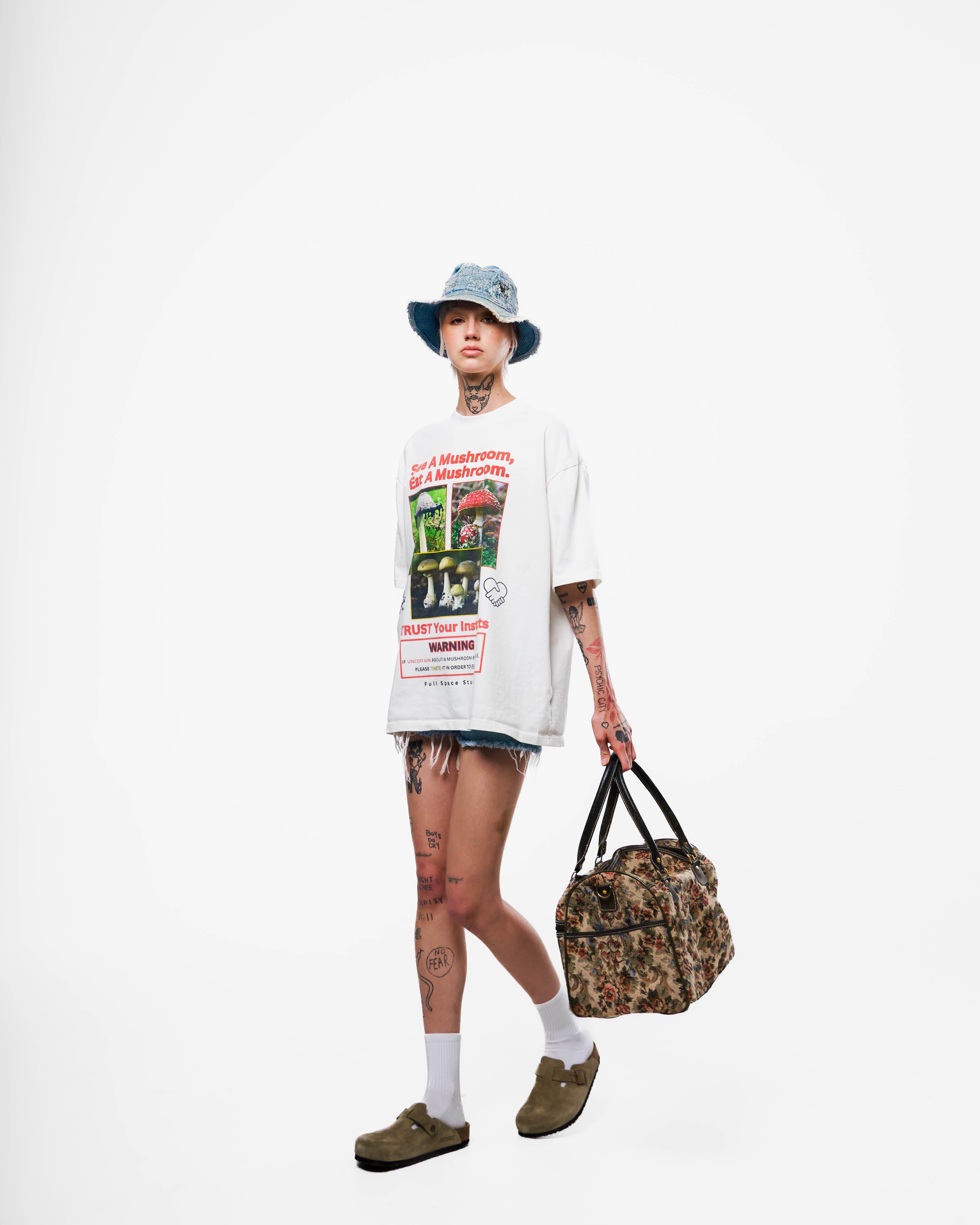 See a Mushroom, Eat a Mushroom - White